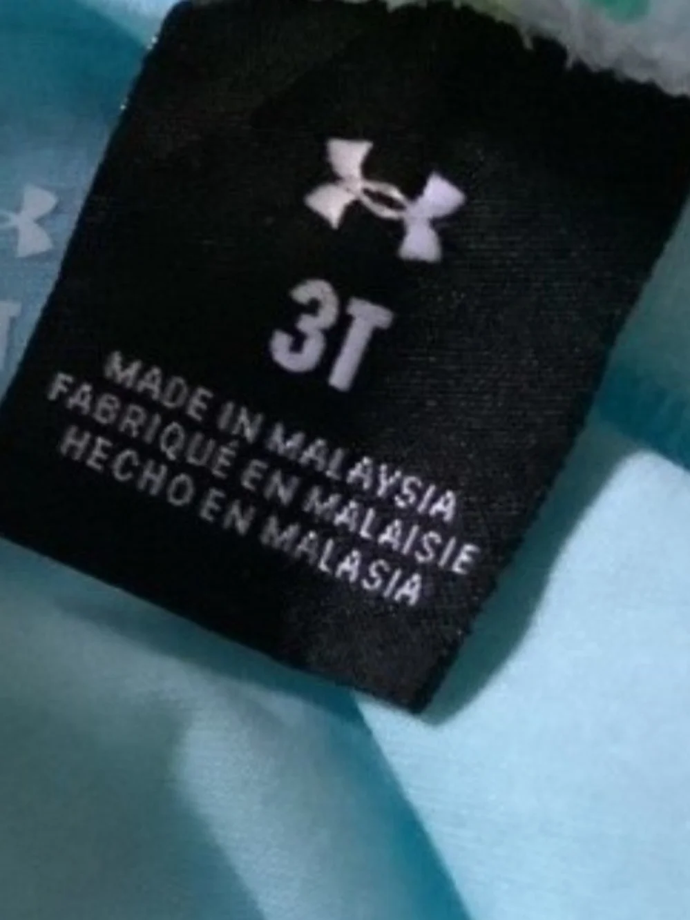 Under Armour Girls Mint Green Floral Tee and Shorts Set Size 3T(NWT)